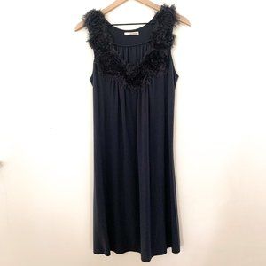 Nic & Dom Sleeveless Navy Flowy Dress